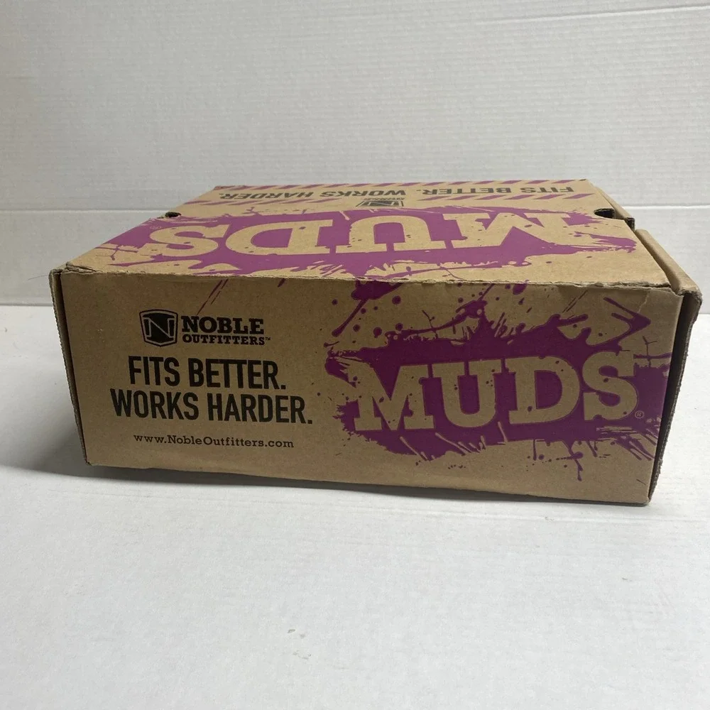 New Noble Outfitters Muds Booties Women's Size 7.5 Rubber Black/Purple #66003